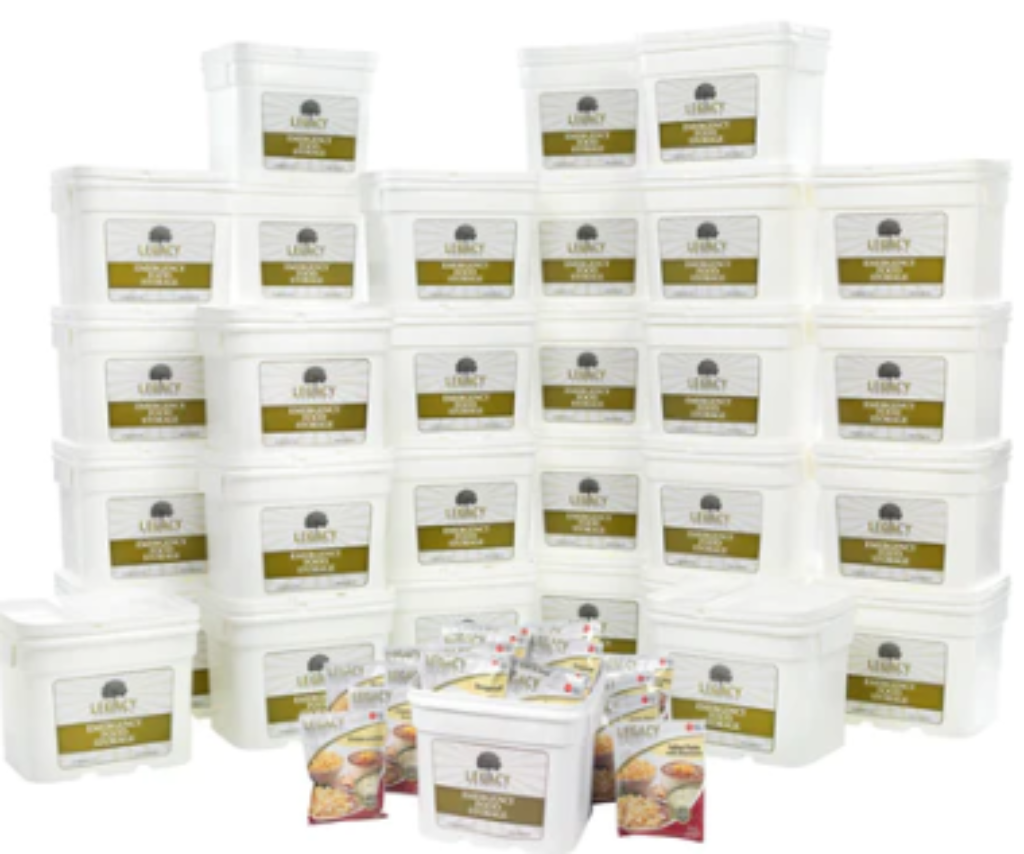 legacyfoodstorage.com image of a food stockpile