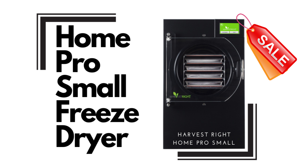 Harvest Right Home Pro Small Freeze Dryer. One of the best freeze dryers for homesteading.