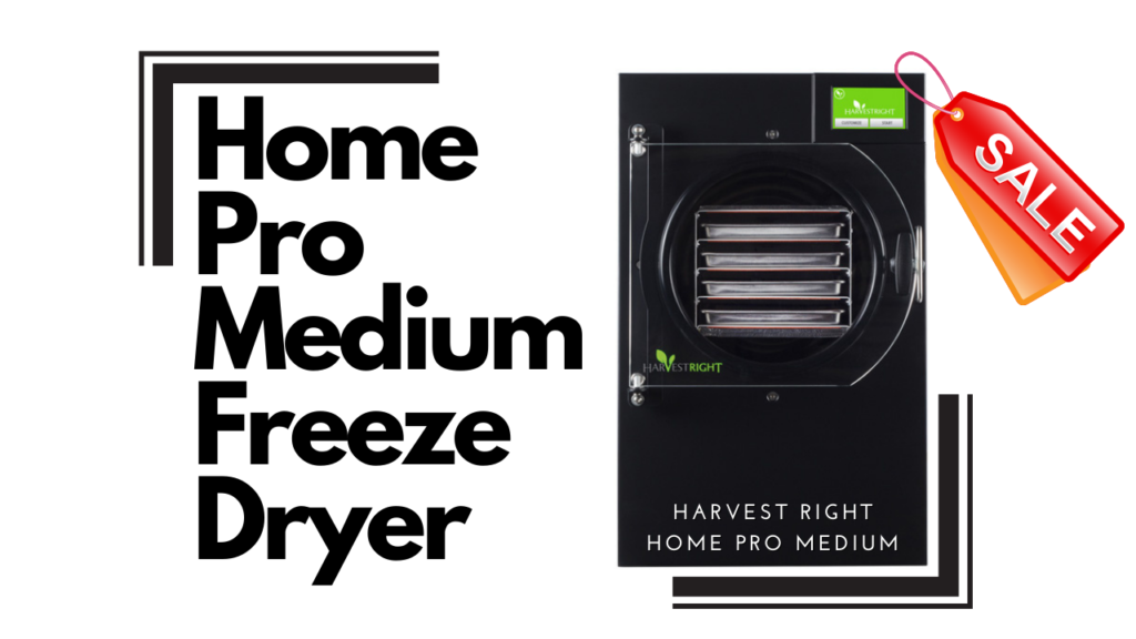 Harvest Right Home Pro medium Freeze Dryer. One of the best freeze dryers for homesteading.