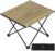 iClimb Ultralight Compact Camping Alu. Folding Table with Carry Bag, Two Size (Nature – S)